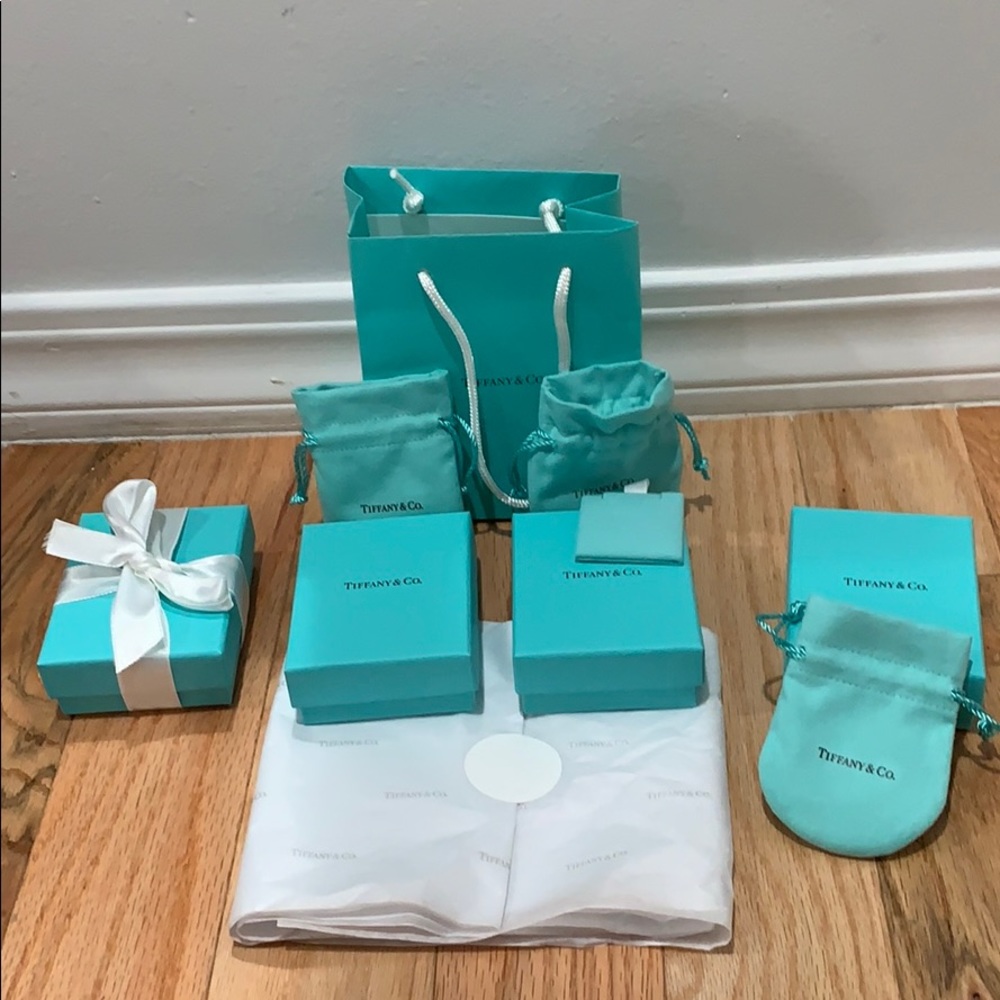 Tiffany & Co. empty box set